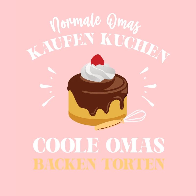 Oma Backen Bäckerin Großmutter Omas Kuchen