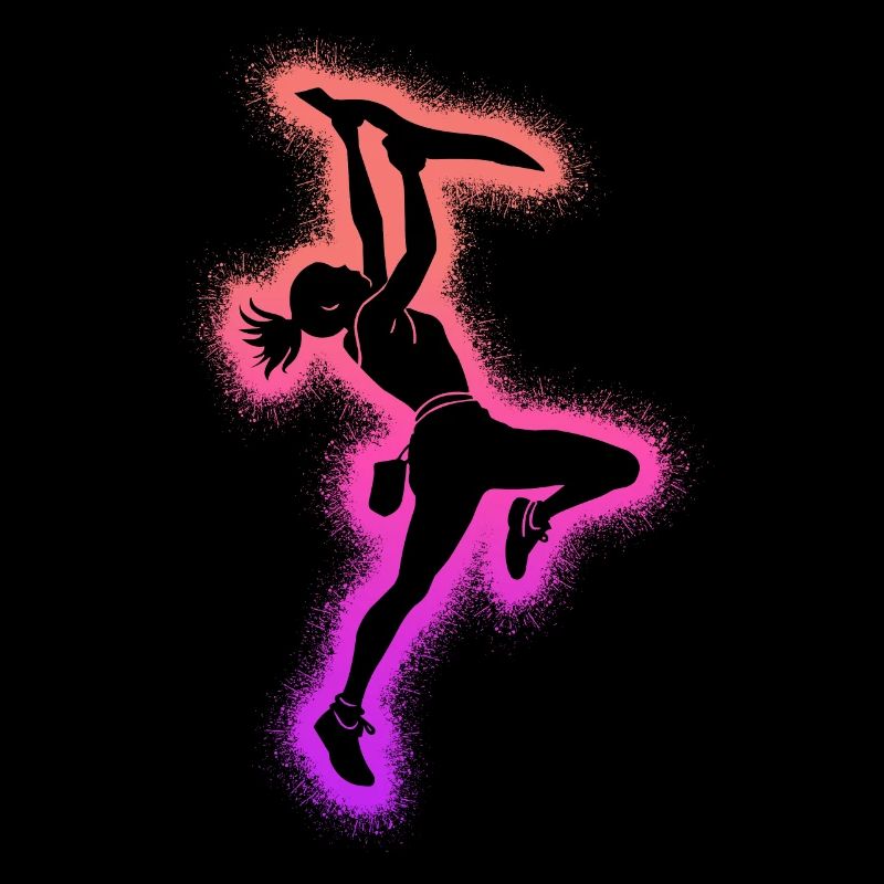 Bouldern Bergsteigen Kletterer Mädchen Klettern