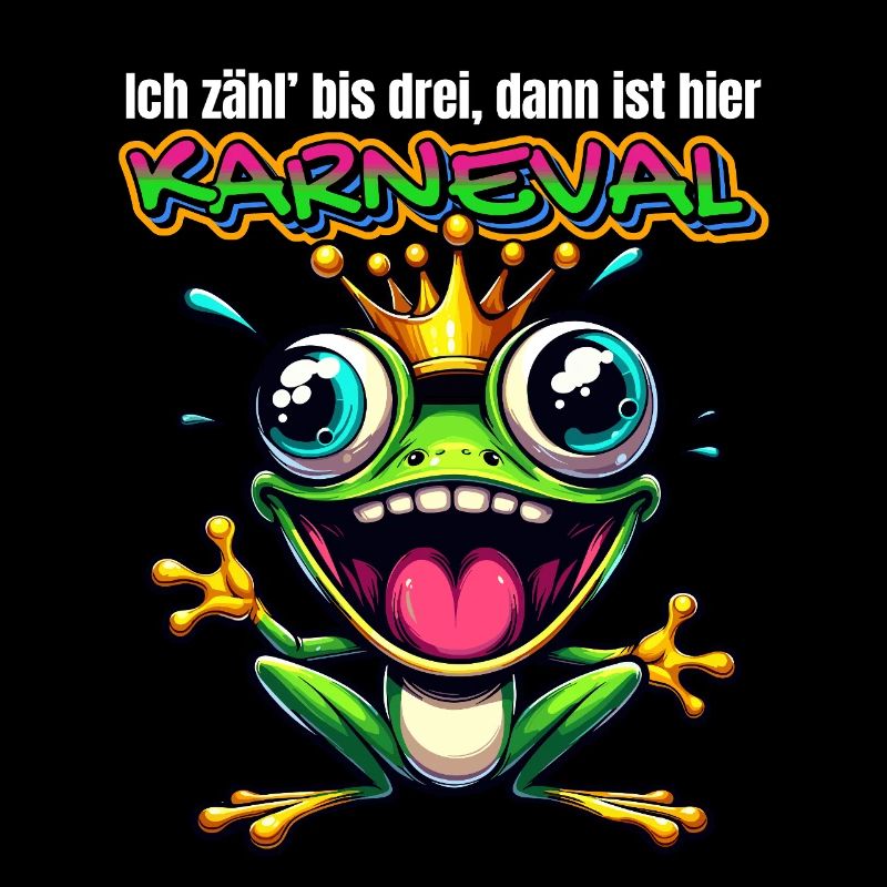 Carnival Frog Frog Prince Cologne Alaaf Funny