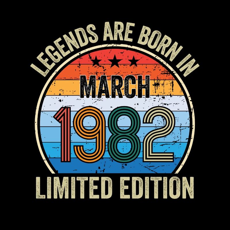 Legends Are Born In March 1982 Limited Edition