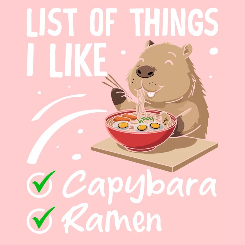 Capybara und Ramen – Perfekte Kombination