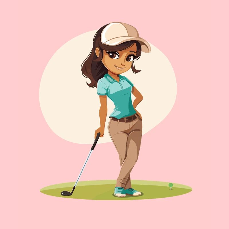 Bande dessinée golfeuse
