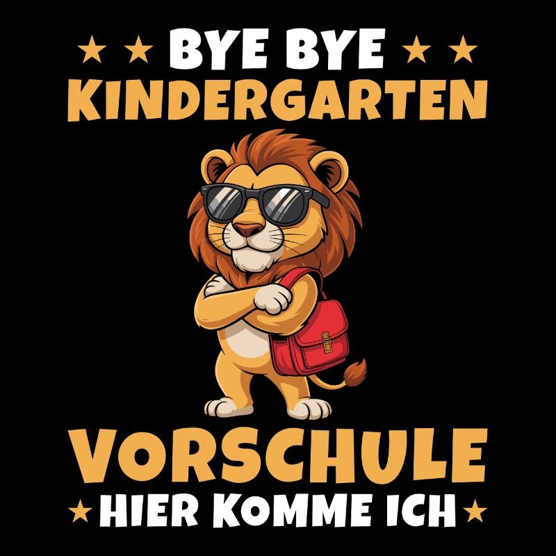 Vorschule Ich komme Löwe Vorschulkind