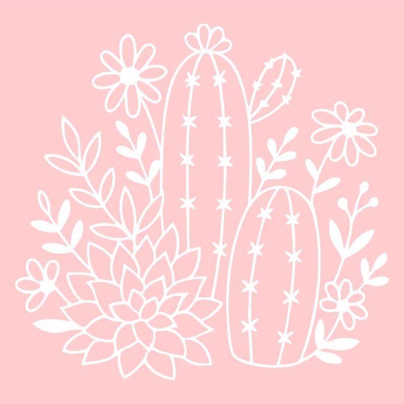 Fleurs de jardin du désert