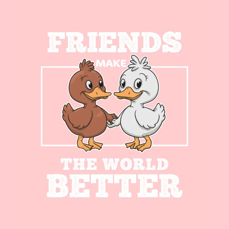 Geschenkidee für beste Freunde und Enten-Komplize