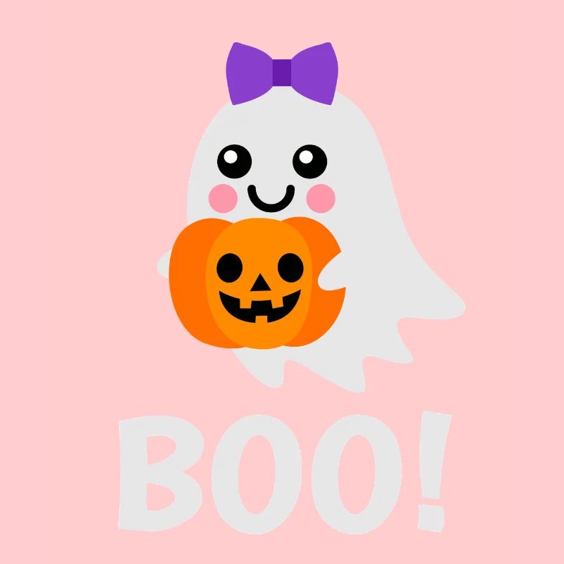 Design d’Halloween - Mignon Ghost Jack o Lantern