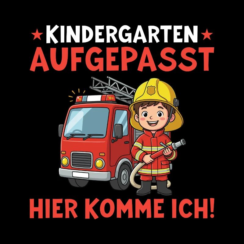 Kindergarten Junge Vorschule Feuerwehrmann