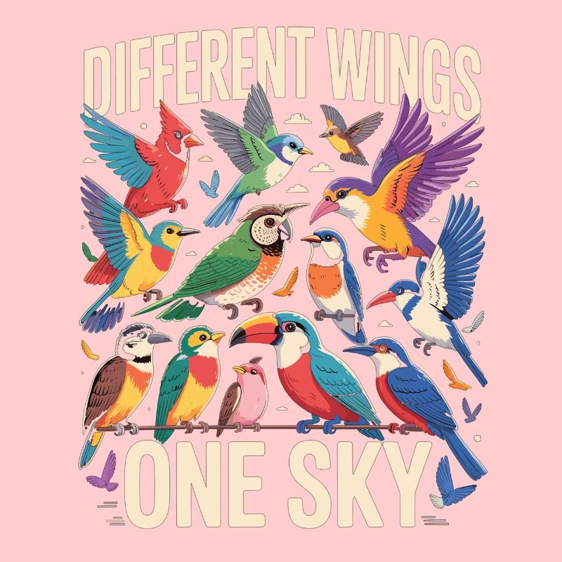 Ailes différentes, un oiseau du ciel