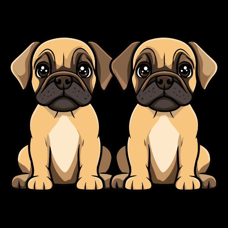 Bullmastiff Dog Comic