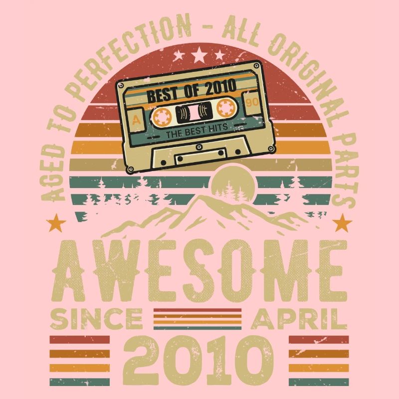 April 2010 Vintage Retro Geburtstagsgeschenk