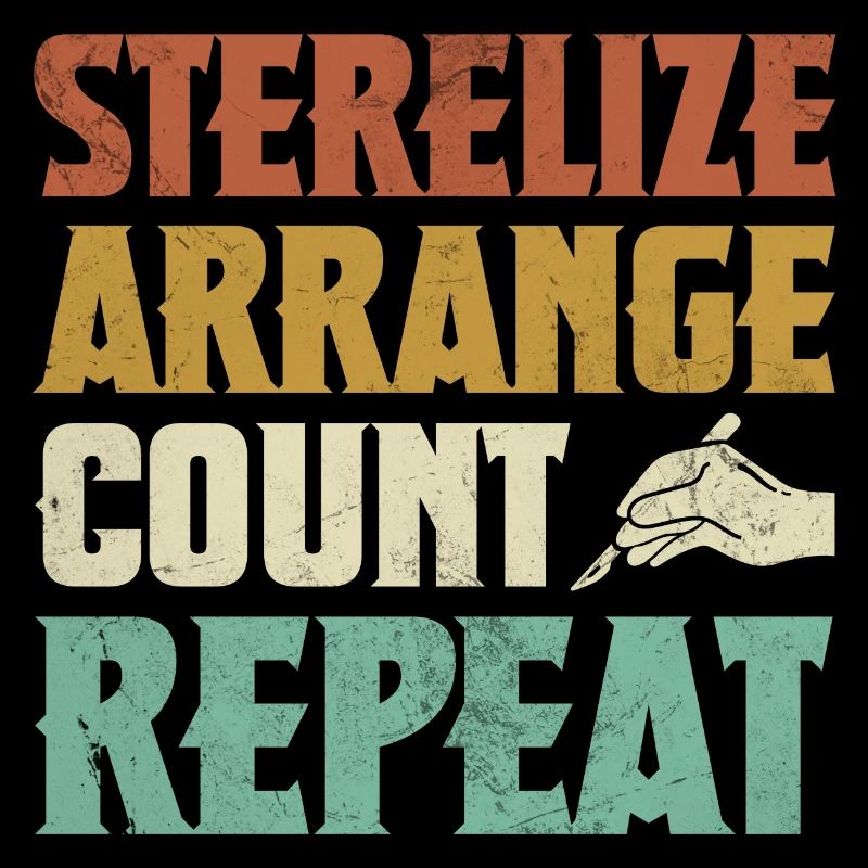 Sterilize Arrange Count Repeat Surgical