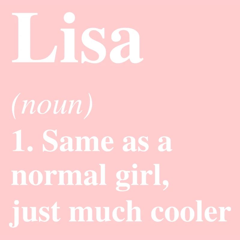 Lisa Definition Cooler Name Spruch Geschenk