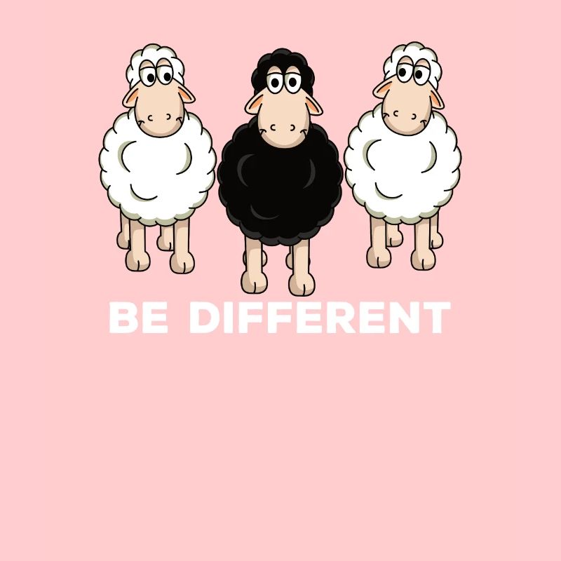 Schaf Schafe Be different Geschenk