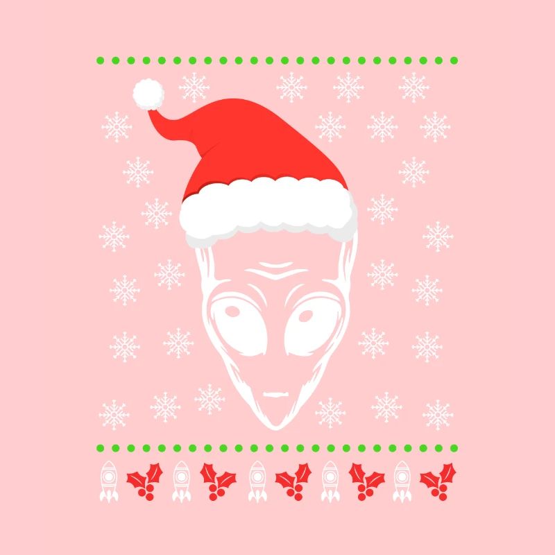 Alien Weihnachten Ufo Außerirdisch Nerd