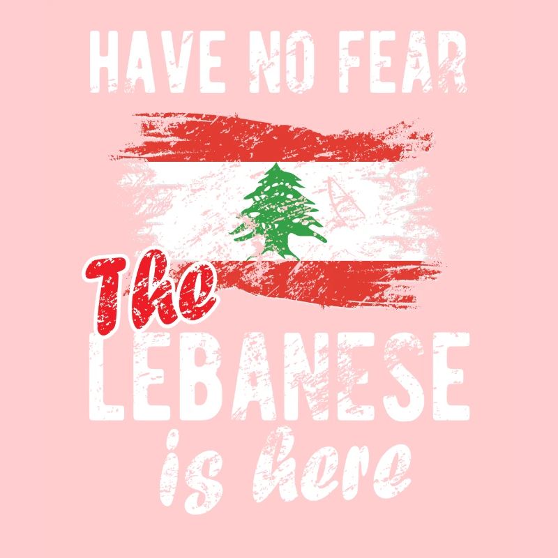 Stolzer Libanese Libanon Libanesische Flagge