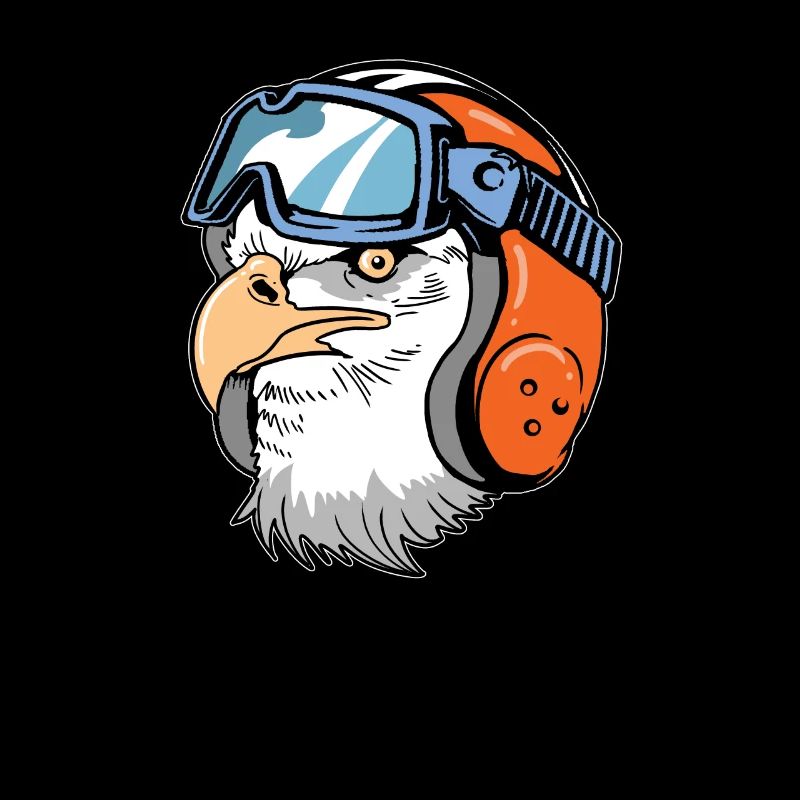 Bald Eagle Motorcyclist Biker