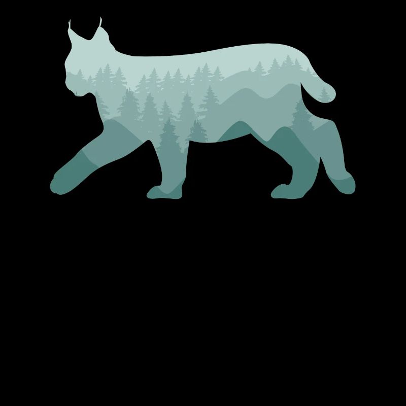 Luchs Rotluchs Wald Natur Landschaft Geschenk