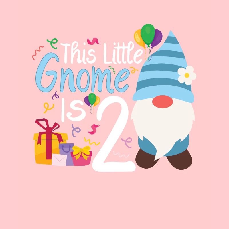 This Little Gnome Is 2 Birthday Boy