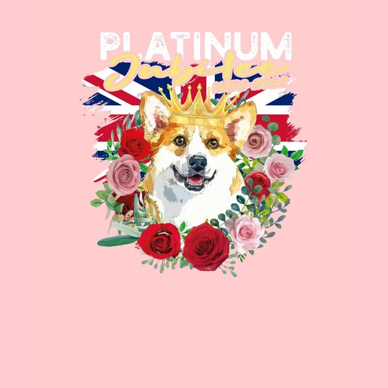 Platinum Jubilee 1952-2022 - corgi owner
