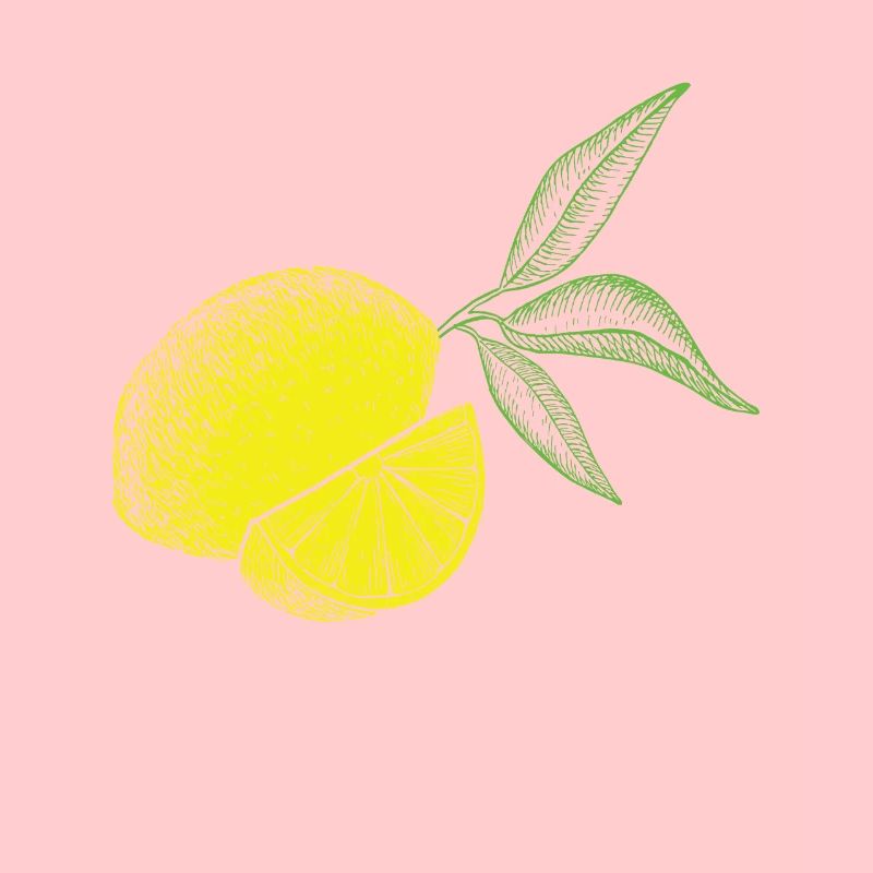 Zitrone Frucht Retro Limonade