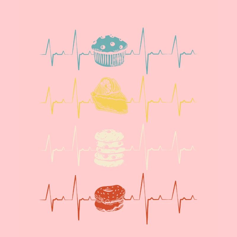 Pastry Chef Baking Baker Muffin Heartbeat