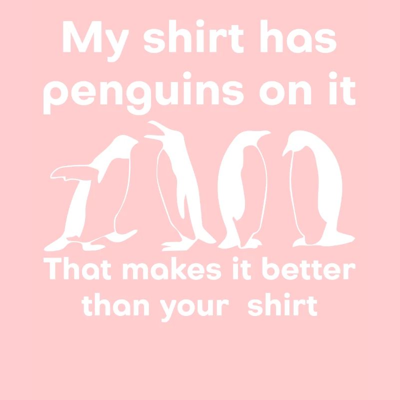 Pinguin-T-Stück