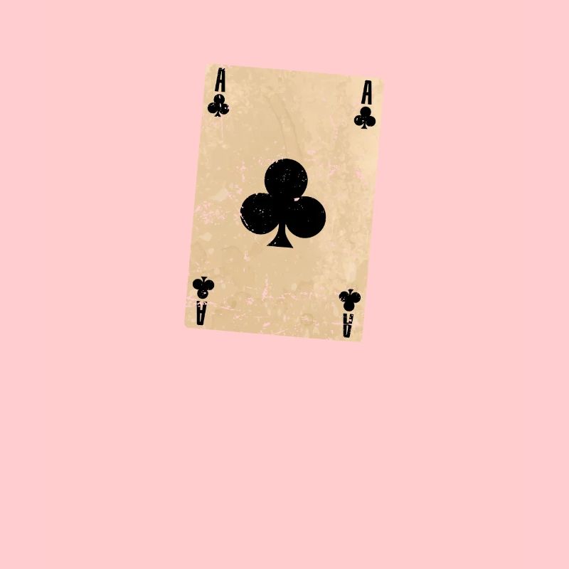 Kreuz Ass Poker oder Skat Kartenspiel