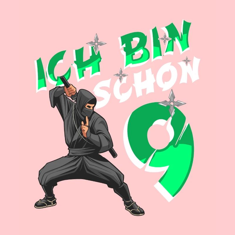 Kostüm Ninja 9. Geburtstag Junge