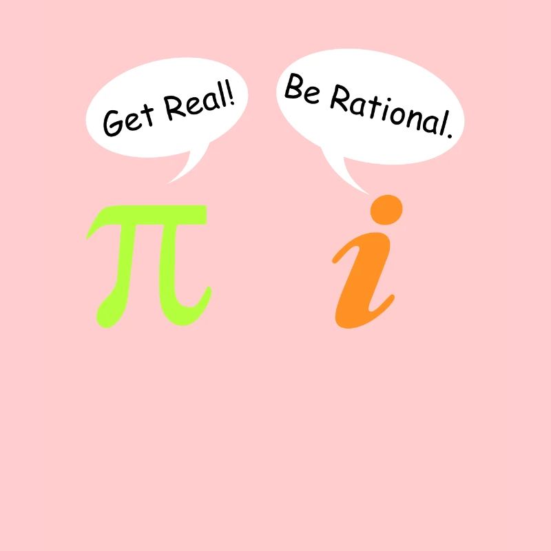 Math Saying Complex Number Pie get real