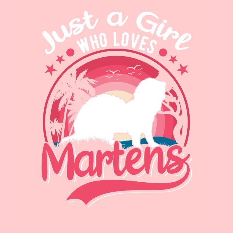 Marder Mädchen Nerz Dachs Baummarder