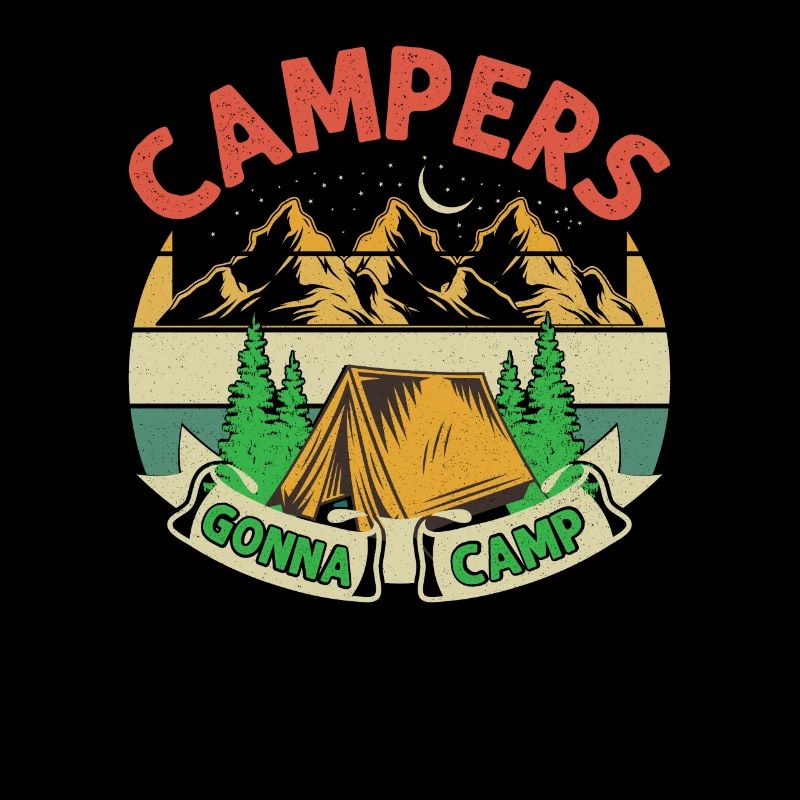 Camping Camper Nature dicton drôle