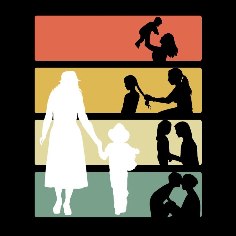 Mutter ein Leben lang Familie Kinder wachsen Mama