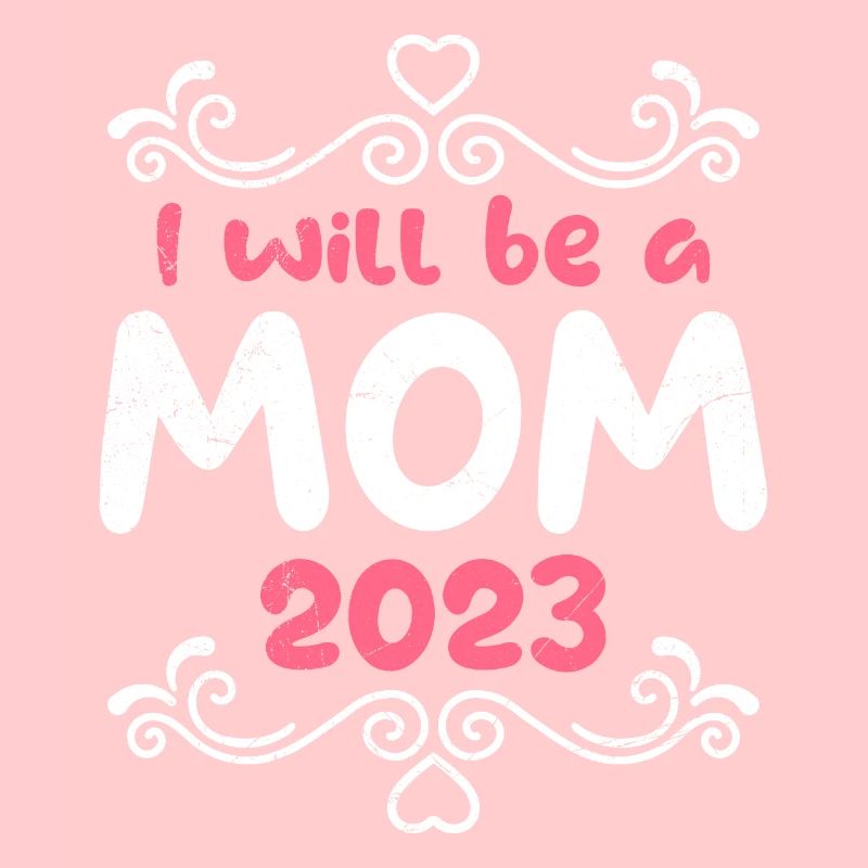 Mama 2023 Ich werde Mutter Mädchen Mama
