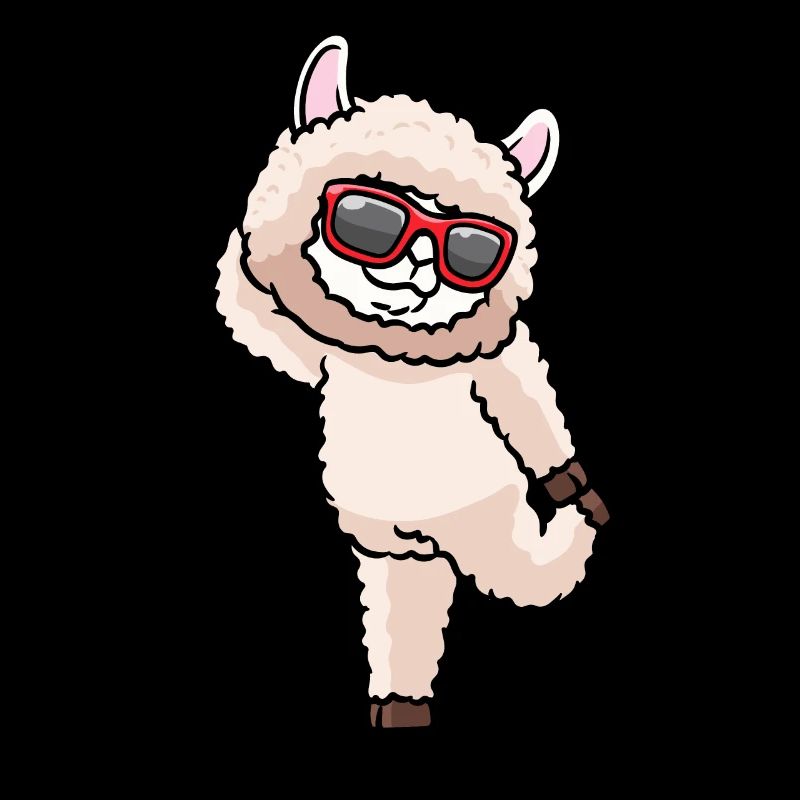 Alpaca Dancing With Sunglasses Dance Dancer
