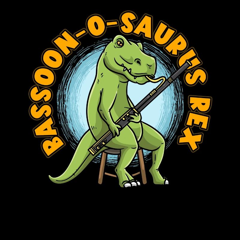 Bassoon-o-saurus Rex Dinosaurier Fagott