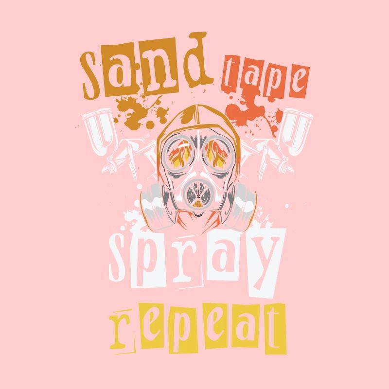 Sand Tape Spray Repeat Auto Body Painter