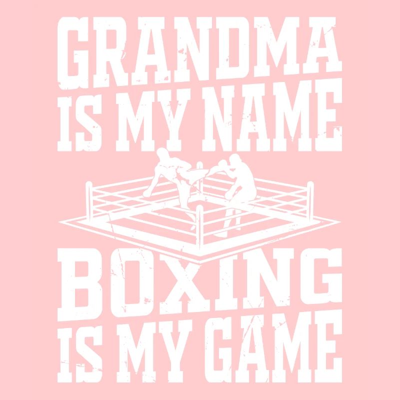 Boxer grand-mère est mon nom La boxe est mon jeu - Boxi