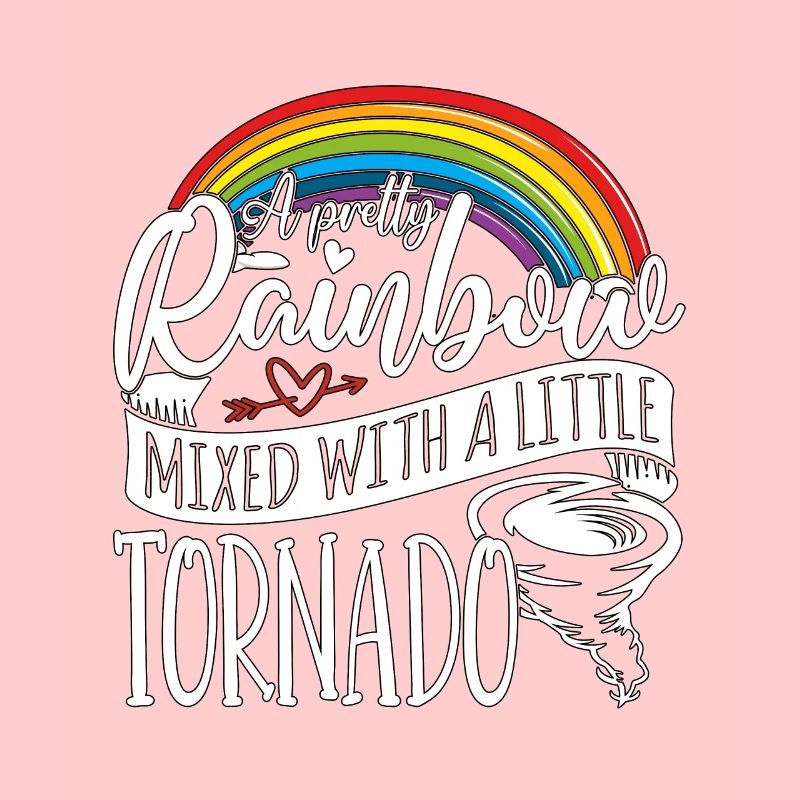 Tornadoes A Pretty Rainbow Mixed Natural Disaster