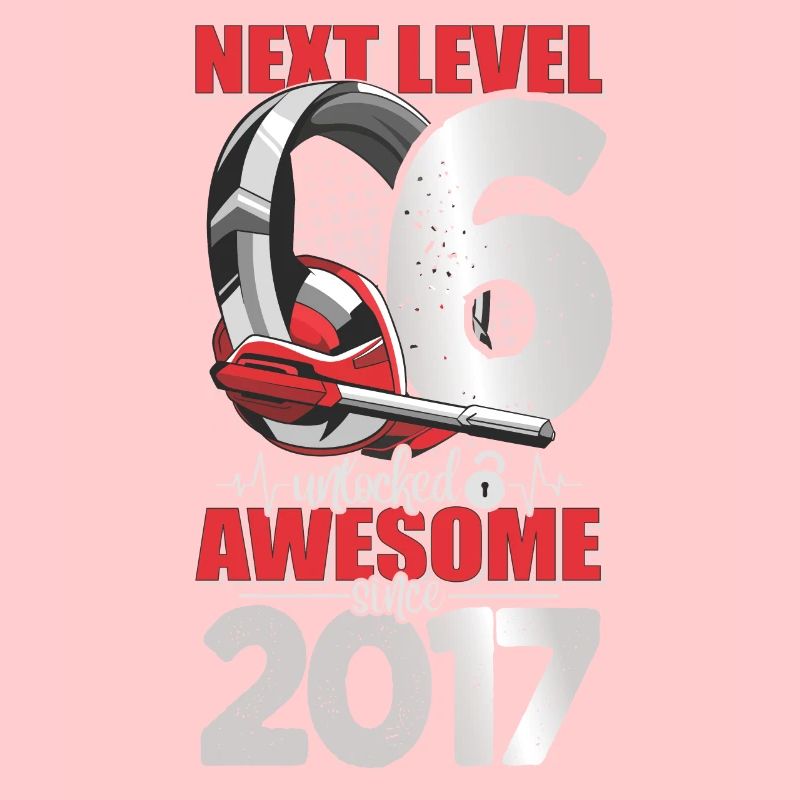 Niveau débloqué 6 ans 2017 Casque de jeu
