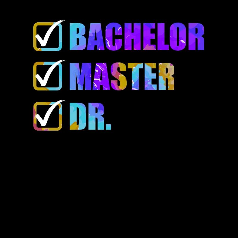 Endlich fertig Doktor Abschluss Ph.D Doktortitel