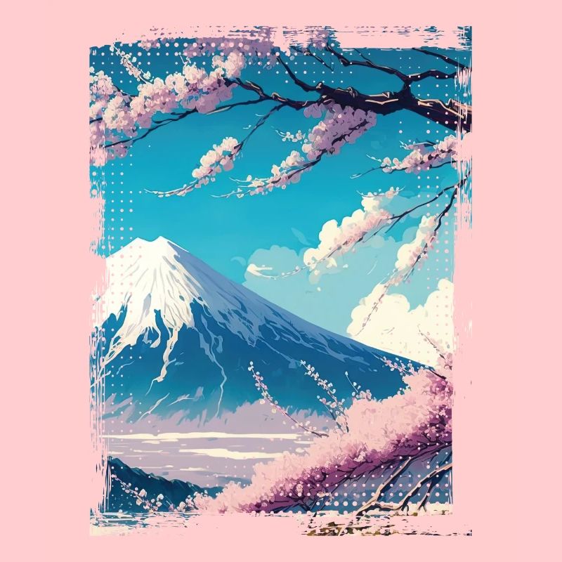 Japan Fuji Cherry Blossom Cherry Tree Natural