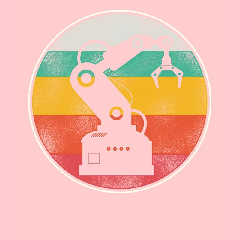 Robot Robotics Engineer Retro