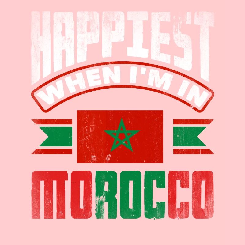 Maroc Maroc Maroc Drapeau Le plus heureux quand im In