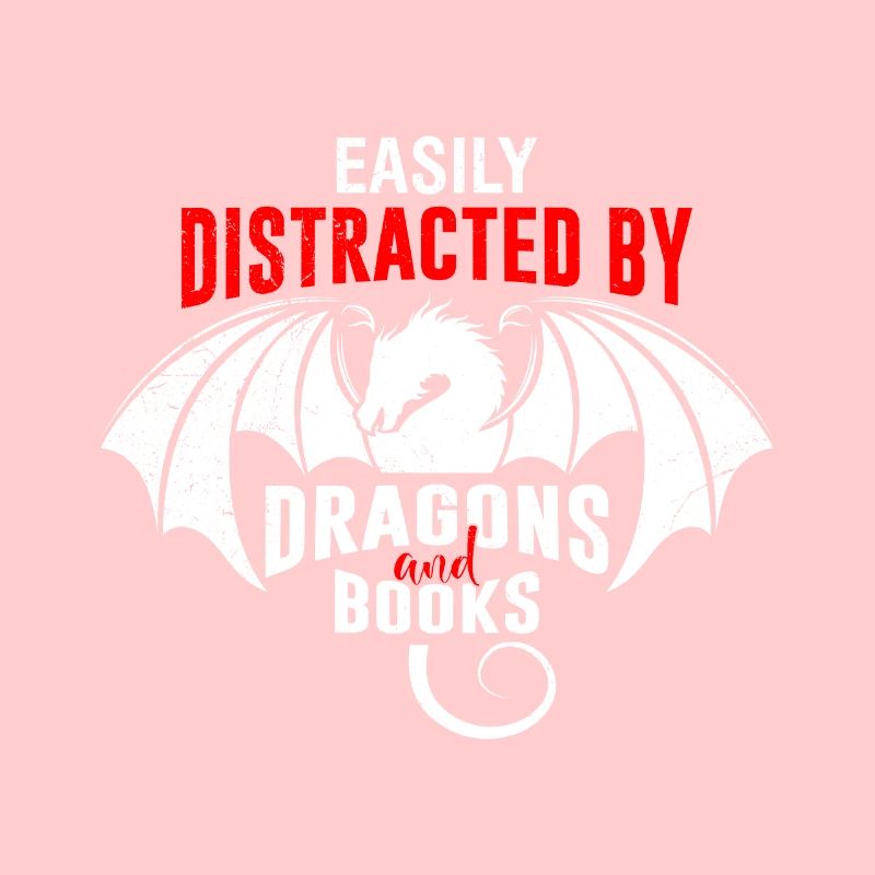 Buchliebhaber Einfach abzulenken durch Drachen und