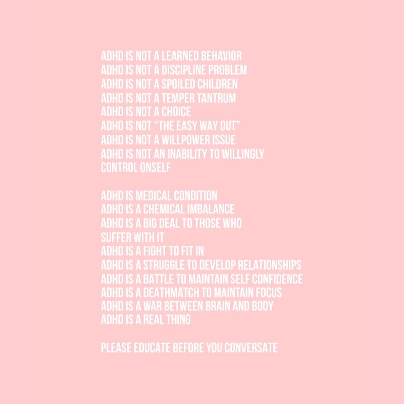 ADHS ADHD Aufmerksamkeit Defizit Geschenk