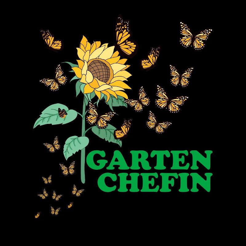 Garten Chefin Sonnenblumen Gartenfreundin Blumen