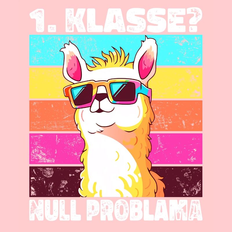 1. Klasse Null Problama Lama Einschulung Geschenk