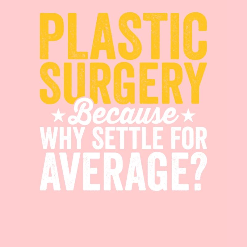 Plastische Chirurgie Begnügen Sie Sich Mit Einem