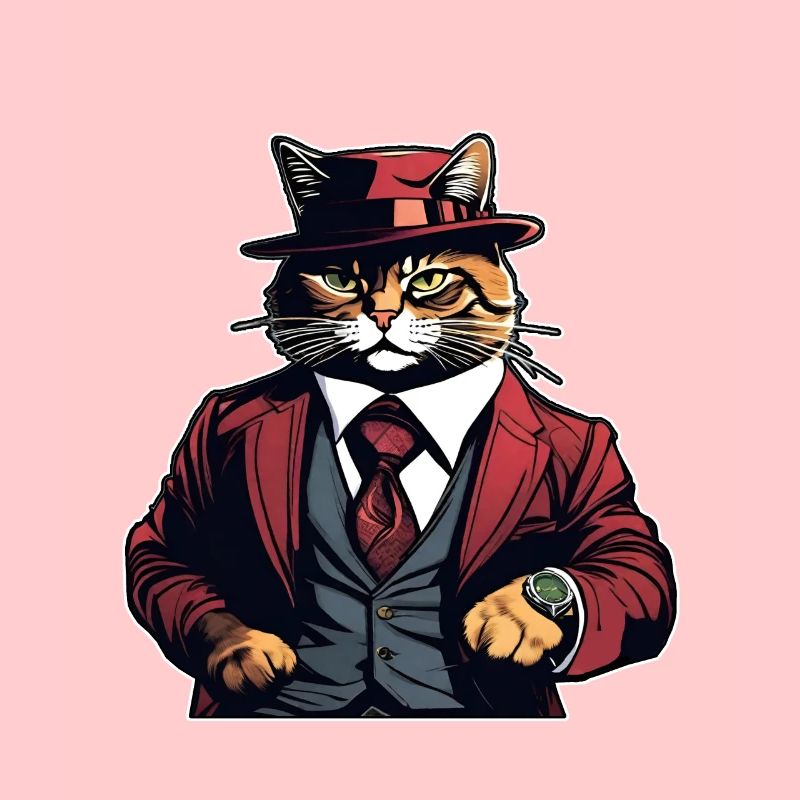 Chemise Chat Chat Cadeau Idée Mastic