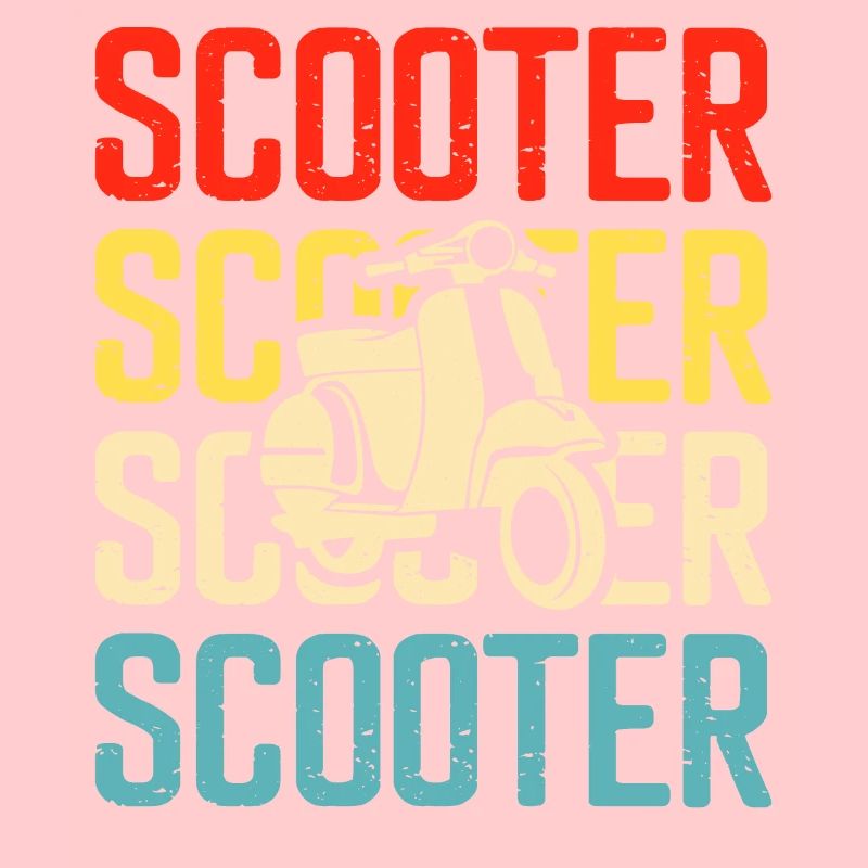 Roller Rollerfahrer Motorroller